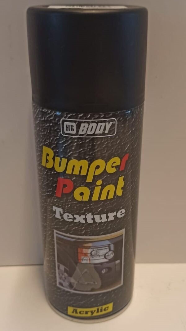 Bumper paint texture